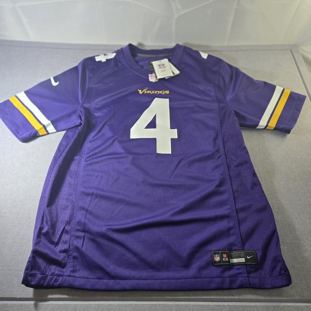 Nike Minnesota Vikings L Football Jersey Men Small Dalvin Cook Purple NWT